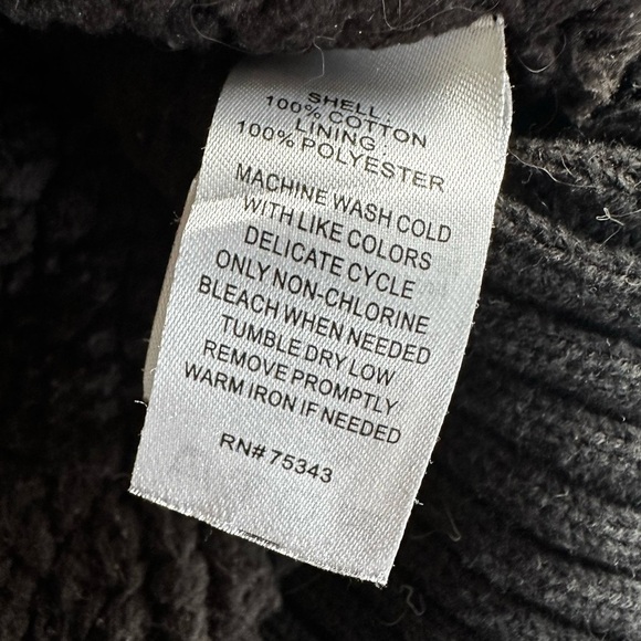 Telluride Clothing Company  XL Men’s Fleece Lined Blue & Black Full Zip Sweater. - Picture 7 of 16